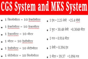 CGS System and MKS System: सीजीएस और एमकेएस पद्यति को समझे