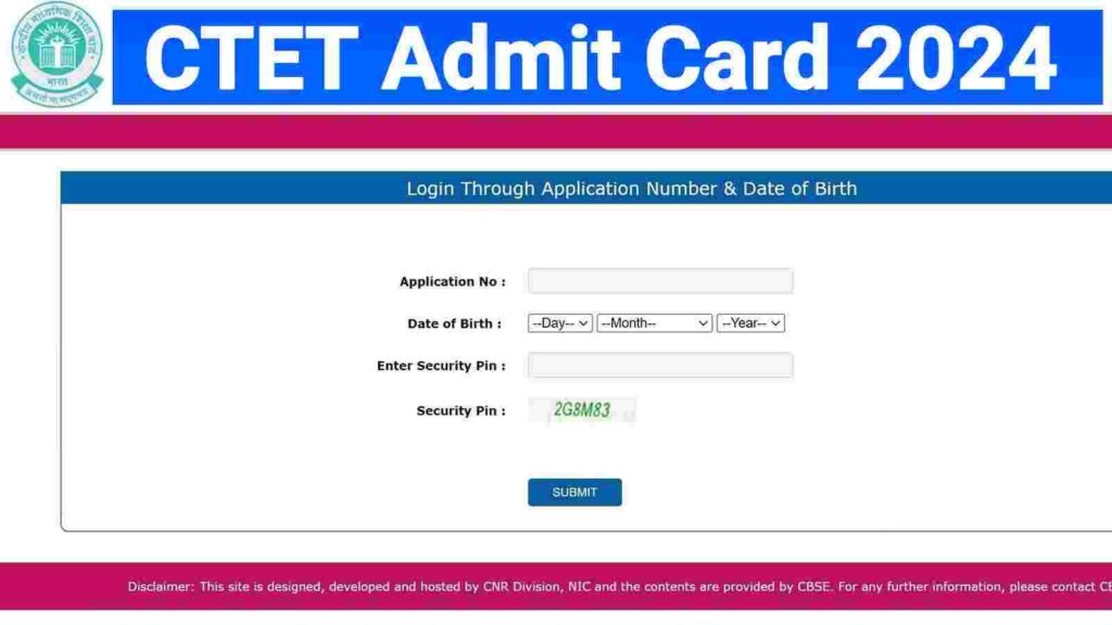 CTET Admit Card 2024, CTET July Exam Date Notice Released, Check Exam Pattern