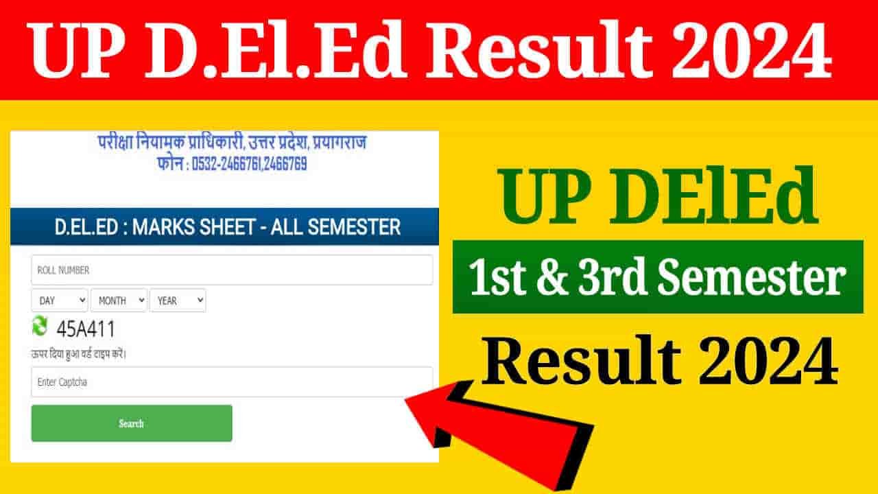 UP DELED Result 2024, यूपी डीएलएड 1st & 3rd सेमेस्टर का रिजल्ट कैसे चेक करें, देखें लाइव अपडेट