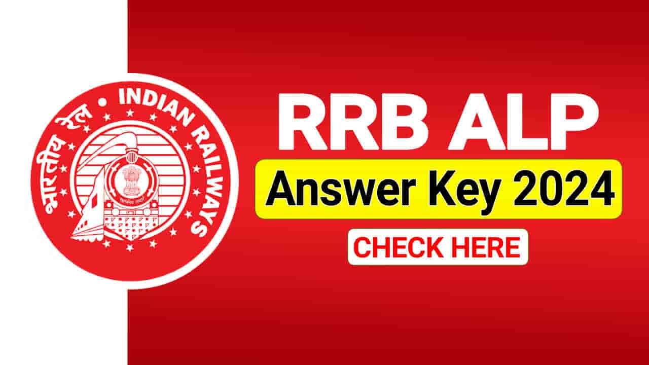 RRB ALP Answer Key 2024, Assistant Loco Pilot CBT 1 Response Sheet PDF