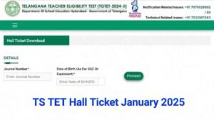 TS TET Hall Ticket 2025 Out for 2 to 20 January Exam, Download Link Here, Check Exam Pattern