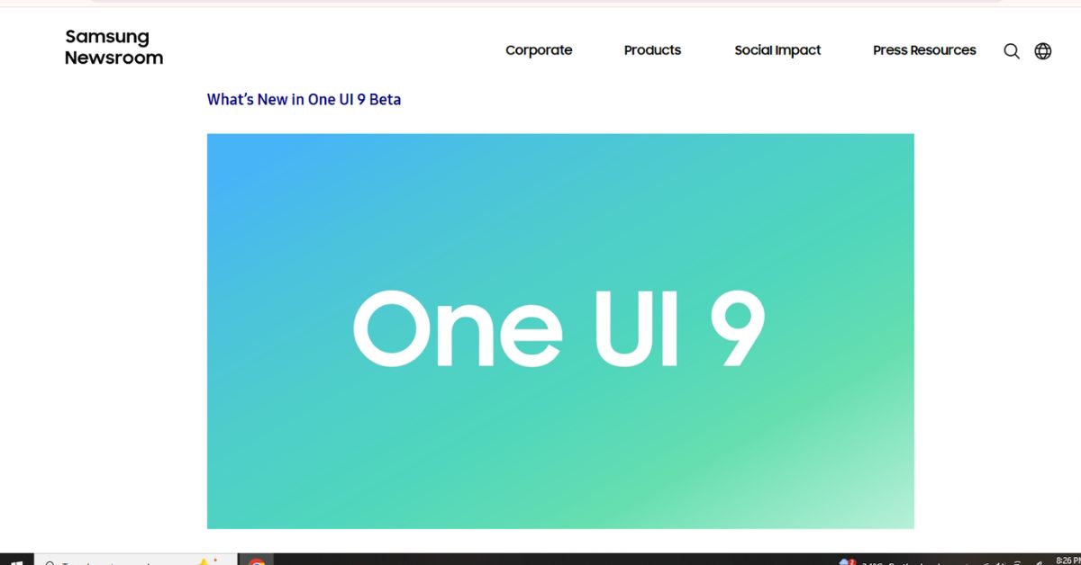 Samsung One UI 9 Beta 2026 Released