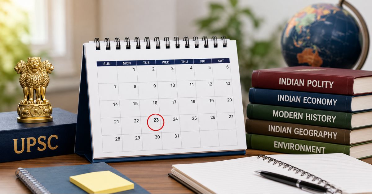 UPSC Calendar 2027 Released