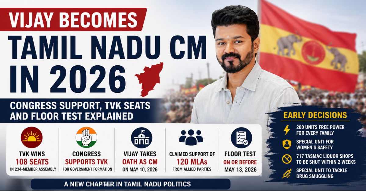 Vijay Becomes Tamil Nadu CM