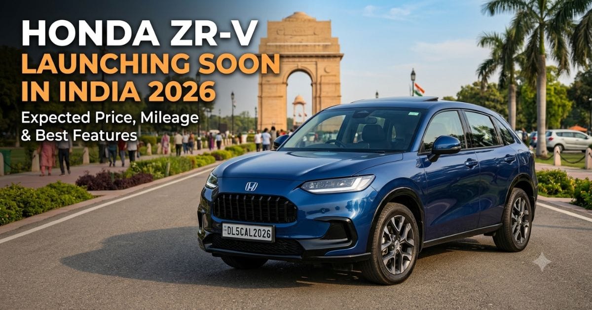 Honda ZR-V Launching Soon in India 2026