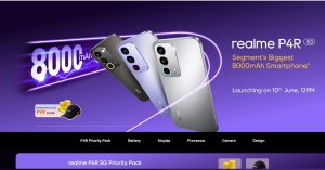 Realme P4R 5G Launch in India on June 10