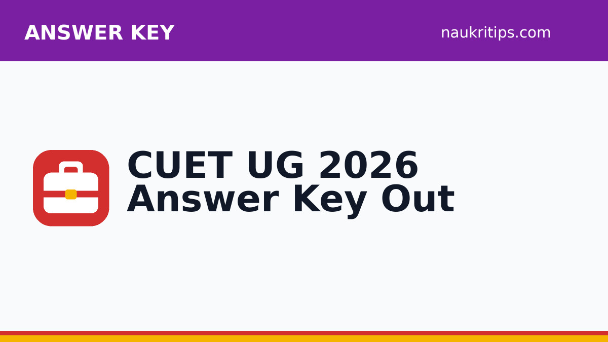 CUET UG 2026 answer key released at cuet.nta.nic.in - download and challenge
